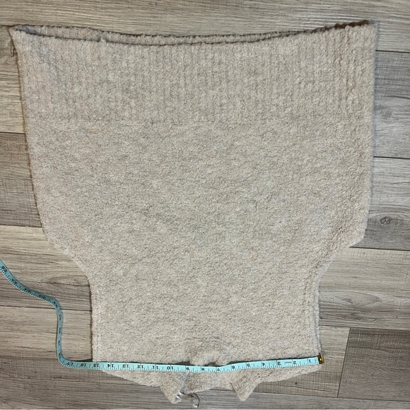 Rachel Zoe Beige Mock Neck Vest Sweater Women’s XL Knit Lagonlook Cozy   Winter - Picture 4 of 9